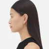 Boucles d'oreilles enveloppées en or unique français en cuivre en cuivre pour les femmes S925 AIGNELLE SILFE MODE LURME LUMBRE LEUR