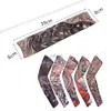 Arm Bein Fingerlose Handschuhe Männer Lange Sommer Tattoo Ärmel Nahtlose Armschutz Sonnenschutz Outdoor Fahren Eis Seide Frauen YQ240106