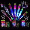 50/100 st Amazing Light Toy Rocket Helicopter Slings Outdoor Flying Toy Led Light Party Fun Gift Rubbe Band Catapult 240105
