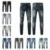 Jeans am Jeans Paars miris amr amirlies amrilied High Heren voor designer Heren Straat heren Borduurbroek Dames Oversize Ripped Patc 8964 irlies rilied r Wo