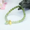 Armreif Armreif natürliches sonniges Wasser Farbverlauf Hetian Jade Armband Damen Samestyle feiner Mädchenschmuck Geburtstagsgeschenk