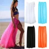 2020 neue Art und Weise heiße Damen Badebekleidung Bikini Cover Up Sheer Strand Mini Wickelrock Sarong Pareo Shorts Weiß Schwarz Rot