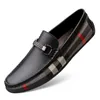 Primavera e verão sapatos de vestido de couro masculino costura sapatos de couro moda mocassins sapatos casuais masculinos mocassins oxford sapatos masculinos 240105