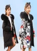 Conception réversible hiver fille doudoune mode enfants chaud vers le bas Parkas manteau vraie fourrure enfant adolescent vêtements d'extérieur 30degree9670132