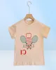 Designer Designer Kid T-shirty Summer Girls Chłopcy moda Dzieci Casual Tops Letters Printed T koszule 7 kolorów2458479