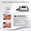 2024 High Tech Diode Laser 980nm for Skin Red Blood Silk Filament Removal Vascular Varicose Treatment Pain-free Beauty Instrument