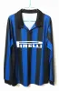 1998 Milan Irland Retro-Fußballtrikot 1998/1999 Heim 10 BAGGIO 9 RONALDO Fußballtrikot Langarm-Fußballuniform Thai-Shirt
