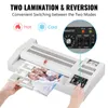 VEVOR A3 A4 Thermoplastic Sealer Machine Portable Laminator 4 Roller System for Lamination of Pos Files Postcards or Letters 240105