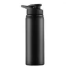 Water Bottles 700ML Big Capity Portable Stainless Steel Sports Bottle Direct Drinking Bicycle Cups Outdoor