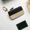 Мужчины дизайнерские банк -карты держатель женщин Slim Zip Coin Swork Luxury Credit Holder Mini Caychain Wallet Dhiplower Pocket с коробкой с коробкой