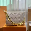 Trend Woman Designer Bags Coussbody Luxurys Handbags Clutch Crossbody Letter Man Shoulder Bags Top Wallet Purses Thick Chain with Box