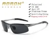 AORON conduite lunettes de soleil polarisées hommes aluminium magnésium cadre Sport lunettes de soleil pilote rétro lunettes de soleil UV400 Anti- 211014242c