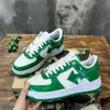 Высочайшее качество Bapestar Sta Sneaker M1 Дизайнерская обувь Низкие кроссовки Кожа Классическая спортивная обувь Ape Monkey Shape Medicom Toy Camo Размер 35-45 горячая распродажа горячая распродажа