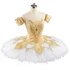 Palco desgaste fino acabamento 12 camadas crianças meninas mulheres competição desempenho brilhante ouro branco profissional ballet tutu
