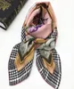 Whole Design Women039s Square Scarf 100 Twill Silk Material High Quality Print Rose Pattern Size 110cm 110cm2361917