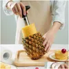 Fruit & Vegetable Tools Vegetable Tools Stainless Steel Pineapple Slicer Peeler Fruit Corer Kitchen Easy Tool Spiral Cutter New Utensi Dhgg8