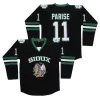 Herren NCAA Vintage North Dakota Kämpfe Sioux College Hockey Trikots 9 Jonathan Toews 11 Zach Parise 7 TJ Oshie University