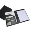 A4 Business Padfolio File Folder for Document Holder Clipboard Folder Caculator PU Leather Organizer Meeting Writing Pad Office 240105