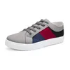 2024 Scarpe casual No Brand Canvas Spotrs Sneakers Nuovo stile Bianco Nero Rosso Grigio Khaki Blu Moda Scarpe da uomo Taglia 39-46 M0HG #