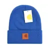 Chapeau de mode bonnet crâne casquettes chapeaux tricotés ins chapeau d'hiver populaire classique imprimé tricot R-22