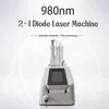 Diode Laser 980 Nail Fungus Treatment Pain Relief 980Nm Laser Spider Ven Capillary Varicose Borttagning Maskin / 980 NM Diod Laser Vaskulär borttagning Maskin