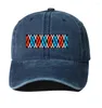 Top Caps Unisex denim kapağı yıkanmış pamuk beyzbol şapkası gençler, anime sevgilisi için ayarlanabilir franxx cowboy