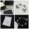 Designer Necklace New Fashion Top Look Hot-selling Brand Pendant Necklaces Earrings Bracelet Jewelry Gifts for Women Anniversary Birthday Wife Mom Girlfriend