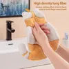 Towel Kitchen Comfortable Hanging Cleaning Cloth Water Absorbent Hand Towels