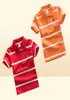 3 stuks baby schattig t-shirt gestreept zomer meisjes jongens trendy kinderpoloshirts fabriekskosten goedkoop geheel7152123