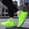 Fashion Yellow Blade Sneakers for Women Breathable Weaving Trainers Men Ultralight Walking Shoes Unisex Sneaker Size 36-46