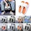 Gratis fraktdesigner Slides tofflor Foam Men Woman Slider Foam Runner Mineral Blue Onyx Pure Sandals Slipper Benhart