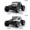 50または80kmh RC Off Road 4WDレーシングカー照明24Gブラシレス高速ラジオ防水トラックリモートコントロールおもちゃ240105