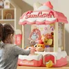 Automatische Mini-Klauenmaschine für Kinder, Spielzeug, Münzspiel, Timing-Spiel, Arcade-Kran, Puppenmaschinen, Kindergeburtstag, Weihnachtsgeschenk 240105