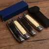 Coltello pieghevole 10 pollici italiano AB Mafia Stiletto orizzontale D2 lama C81 Coltelli tattici strumenti EDC