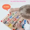 Kinderen Montessori Speelgoed Magnetische Pen Bewegende Bal Spel Kleur Sorteren Telbord Fijne Motorische Training Zintuiglijke Educatief Speelgoed 240105