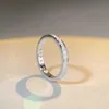 Band Rings Fashion Colored White Zircon Rings Round Shape Cluster Rings 925 Sterling Silver Wedding Engagement Rings Zircon Rings For WomenL240105