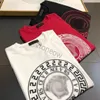 Mäns tee -skjorta designer Medusa Letterpress Casual Summer 100% Cotton Bowable Creas Motent Overized and Women's High Quality