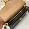 luxury handbag solid hasp designer bag shoulder bag tote bag women check thread purse waist square stripes best chain bag clutch flap double letters christmas gift L7