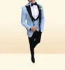 Haute qualité un bouton lumière être marié smokings pic revers garçons d'honneur costumes pour hommes mariage bal dîner blazer veste pantalon gilet cravate 1729070