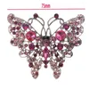 Broches belle broche multicolore strass cristal insecte papillon pour femmes bijoux de mode boutonnière