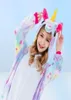 Ster Eenhoorn Kostuum Women039s Onesies Pyjama Kigurumi Jumpsuit Hoodies Volwassenen Halloween Kostuums8657707