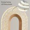 Crystal LED Table Lamp Stepless Dimming USB Charging Touch Switch Remote Control Bedside Light Living Room Decoration Desk Lamp 240105