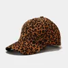 Kapity kulowe 2024 Leopard Drukuj bawełniany czapek baseballowy Casquette Regulowane czapki Snapback dla mężczyzn i kobiet