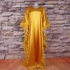 Roupas étnicas Penas Vestidos Africanos para Mulheres 2024 Tradicional Nigéria Casamento Plus Size Abaya Dubai Boubou Vestido Muçulmano Robe Femme