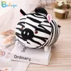 1pc Soft Gevulde Tijger Knuffels Kussen Cartoon Dieren Zebra Kawaii Pop Down Katoen Speelgoed Voor Kinderen Kerstcadeau 240105