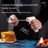 Wireless Portable Electric Food Mixer Automatic Whisk Egg Beater Baking Cake Cream Butter Whipper Hand Blender With 2 Mixing Rod 240106