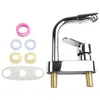 Bathroom Sink Faucets Water Tap Washbasin Faucet Old-fashioned Plating Base Zinc Alloy 360° Rotating Anti-corrosion 1pcs Durable