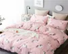 Denisroom Lovely Unicorn Bedding set Double Bed Comforters Stripe Quilts and Duvet Cover Set CB83 T2008261211310