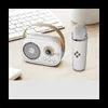 Tragbare Lautsprecher Mini Wireless Bluetooth Audio Home Singen Karaoke Integriertes Mikrofon Lautsprecher Stereo Home KTV Set Pink YQ240106