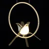Lámpara de techo led con diseño de pájaro creativo escandinavo, lámpara de comedor para pasillo, lámpara de ático, lámparas y linternas de decoración del hogar